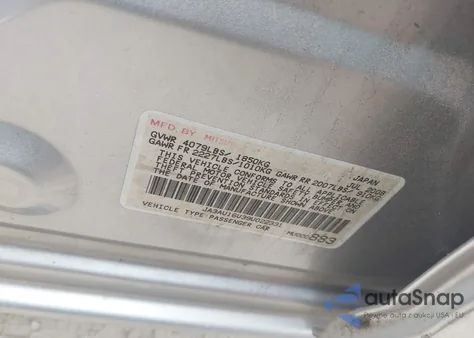 2009 Mitsubishi Lancer De z USA, uszkodzony, nr VIN JA3AU16U39U022331